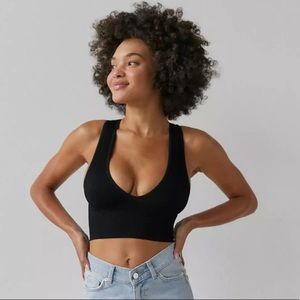 Out From Under Hailey Seamless Plunging Bra Top